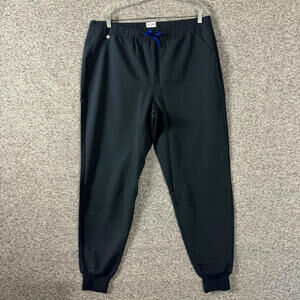 NEW Figs Men's Size XL NSY Blue Polyester Tansen Jogger 2.0 Scrub Pants